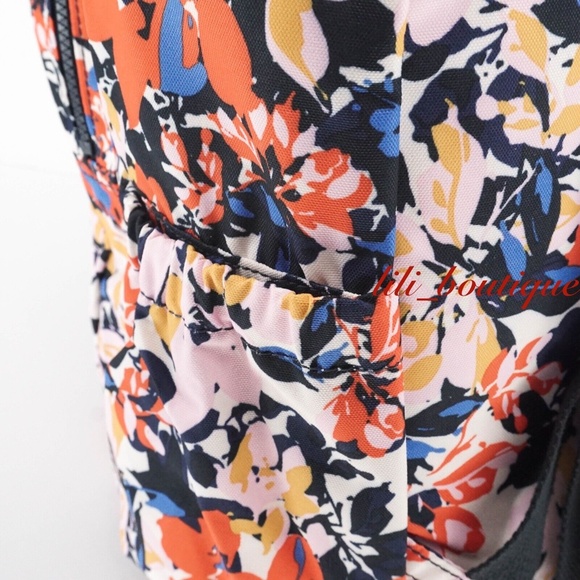 NWT Kipling BP4361 Seoul Go Backpack Laptop Travel Bag Polyester Splashy Posies - Picture 7 of 12